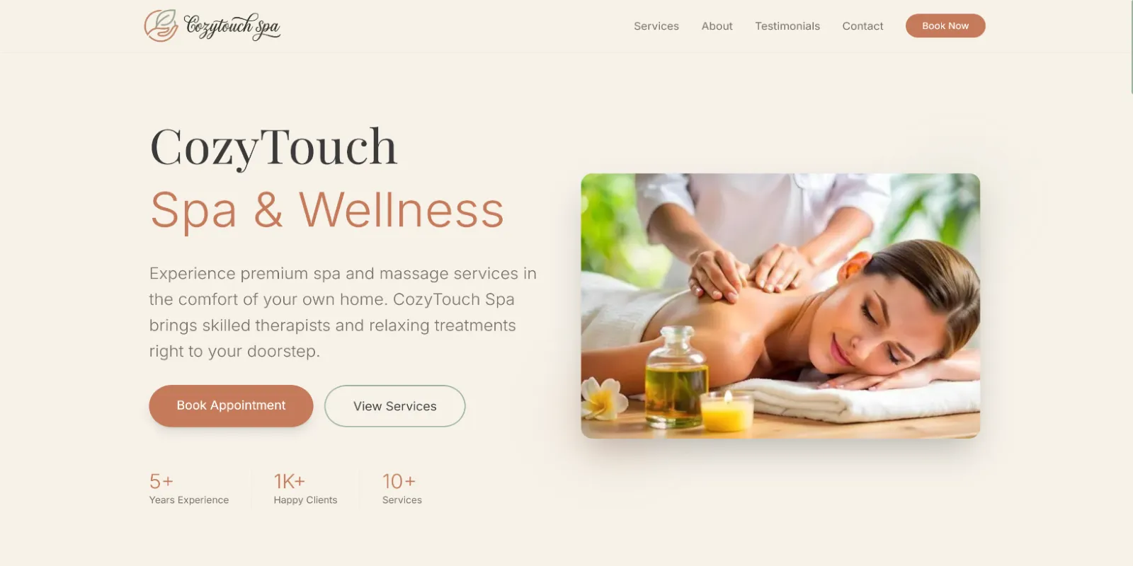 COZYTOUCH SPA – SPA SERVICES
